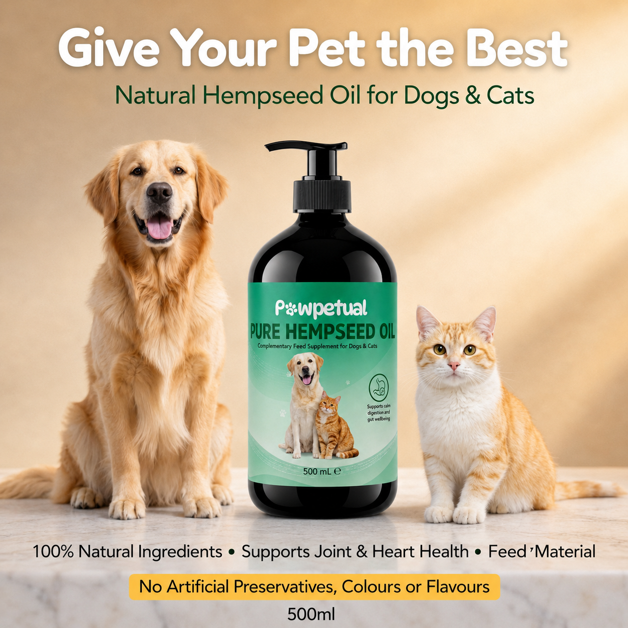 Pawpetual Hemp Oil 500ml