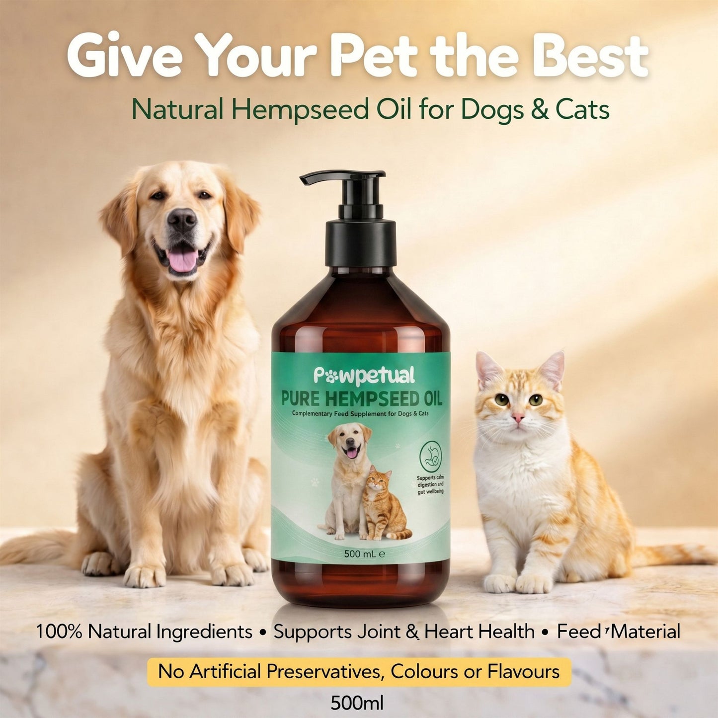 Pawpetual Hemp Oil 500ml