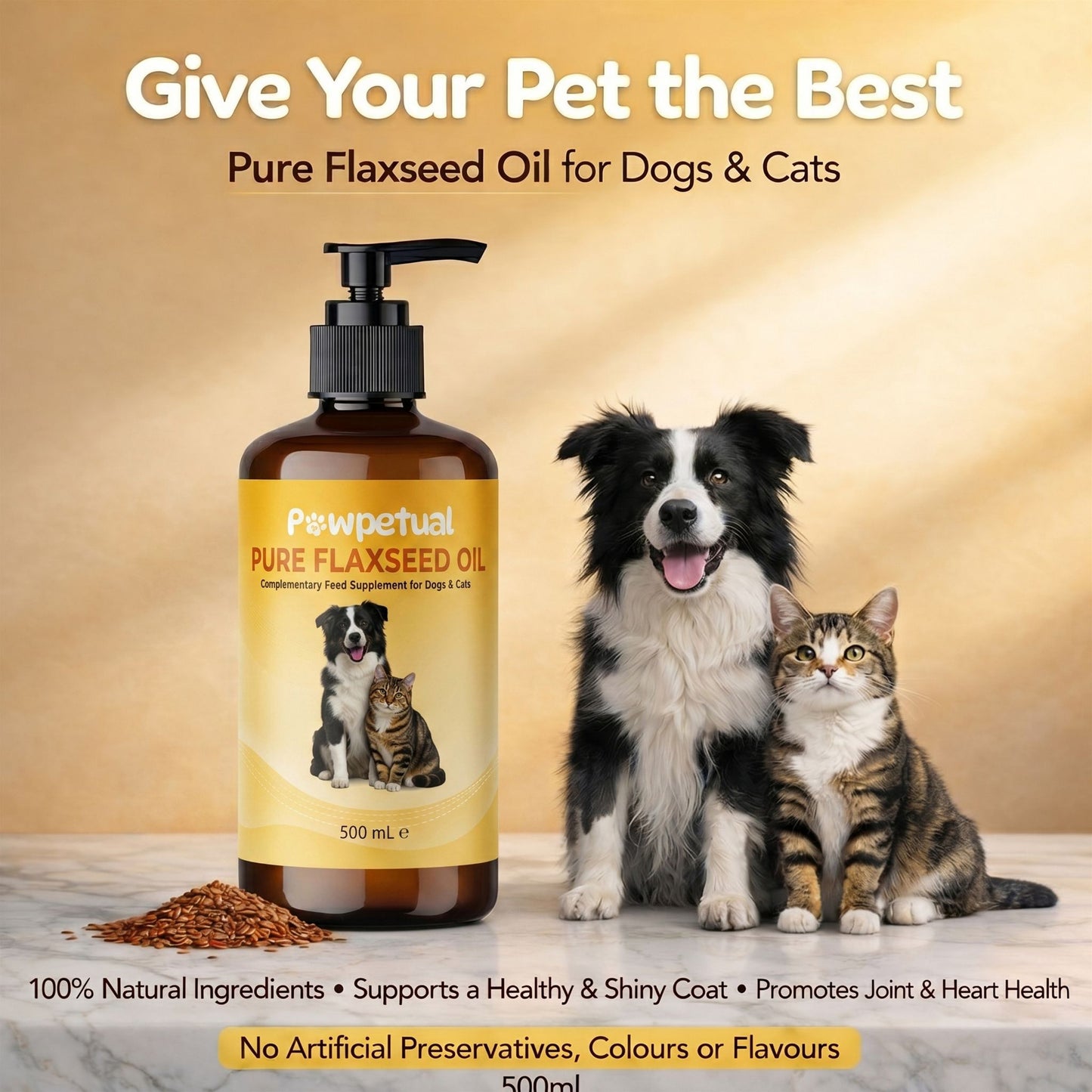 Pawpetual Flaxseed Oil 500ml