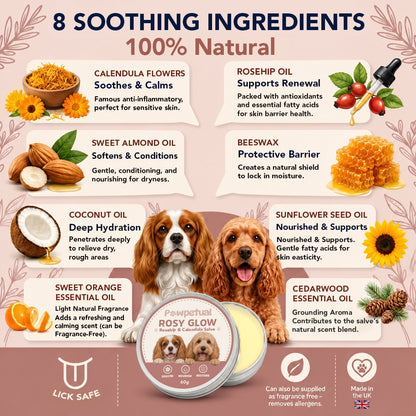 Pawpetual Rosy Glow Rosehip & Calendula Dog Skin Salve